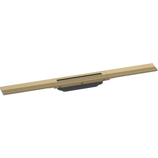[1620C1880] Rigole de douche RAINDRAIN FLEX 80 cm, recouvrement design insert amovible raccourcissable pour montage libre, sans corps à encastrer 01000180/01001180/01002180, bronze brossé