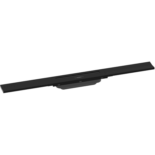 [1620C1882] Rigole de douche RAINDRAIN FLEX 80 cm, recouvrement design insert amovible raccourcissable pour montage libre, sans corps à encastrer 01000180/01001180/01002180, noir mat