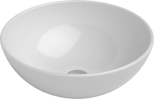 [1624C0793] Vasque à poser Claire Soft EOS Diam. 40 cm H. 15 cm en céramique, blanc brillant
