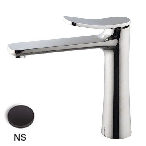 [1621C2132] Mélangeur de lavabo réhaussé FLO, S 160 mm - H 148 mm jusqu'à l'aérateur sans vidage, débit 5l/min, NS Noit Mat
