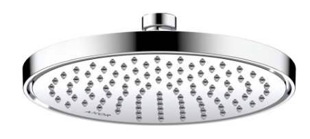 [1621C2186] Pomme de douche AXOR SHOWER SOLUTIONS D 22 cm, 1jet Rain, débit 10,1 l/min montage au plafond ou au mur pour bras de douche 758 382/384/385/387/388/390