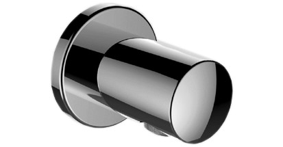 [1621C0833] Coude de raccordement TWIN (SQUARE) 1/2", clapet anti-retour, Chromé