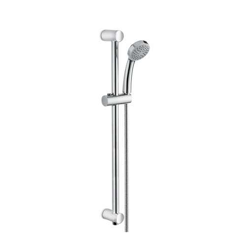 [1621M0097] Glissière de douche 67.5 cm EXTRO, inclus flexible 150 cm et douchette à main, chromé