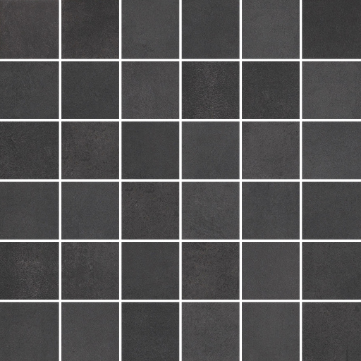 [1218C0853] Flow tech mosaico (5x5) black 300x300x8.2 - R10 B - 1m2 - 16.20 kg/ m2 - 30.00 m2/palette
