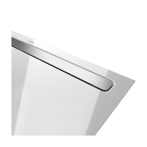 [1620C1372] Cache design NEXSYS pour plan de douche avec longueur 90 cm, acier inoxydable brossé