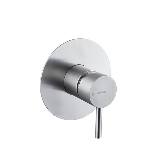 [1621S0217] Mélangeur de douche X-STEEL 316, set de montage final, plaque de recouvrement, sans corps à encastrer, acier inox