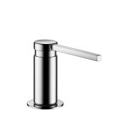 [1621C0367] Distributeur de savon AVA modèle à encastrer, S 10 cm contenance 0,3 litre, surface steel