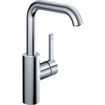 [1621S0852] Mélangeur de lavabo BEVO S 160 mm, goulot orientable H jusqu'à aérateur 221 mm sans vidage, tuyaux de raccordement flexibles 3/8" groupe acoustique NT, chromeline