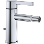 [1621S0844] Mélangeur de bidet BEVO S 115 mm, buse orientable vidage excentrique, tuyaux de raccordement flexibles 3/8" groupe acoustique NT, chromeline