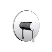 [1621S0847] Mélangeur de douche BEVO UP set de montage final, plaque de recouvrement D 17 cm sans corps à encastrer 39.999.900.931 / 39.999.910.931, groupe acoustique I, chromeline