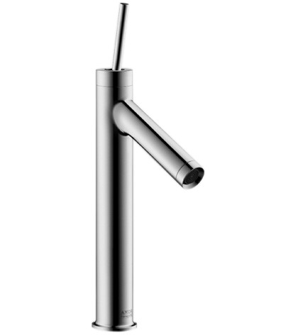 [1621C0629] Mélangeur de lavabo STARCK 170 S 260 mm goulot fixe aérateur Quick Clean avec soupape à grille non verouillable, débit 5 l/min groupe acoustique I, chromé