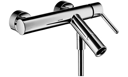 [1621C0636] Mélangeur de bain STARCK E 134-166 mm, raccords 1/2" sans douche à main débit 22 l/min groupe acoustique I, chromé