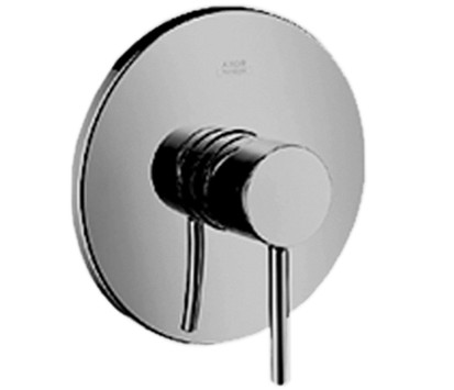 [1621C0649] Mélangeur de douche STARCK set de montage final, D 17 cm sans corps à encastrer 1800180 groupe acoustique I, chromé