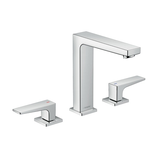 [1621C0716] Mélangeur de lavabo METROPOL 160, S 152 mm, goulot fixe avec vidage Push-Open débit 5 l/min groupe acoustique I, chromé