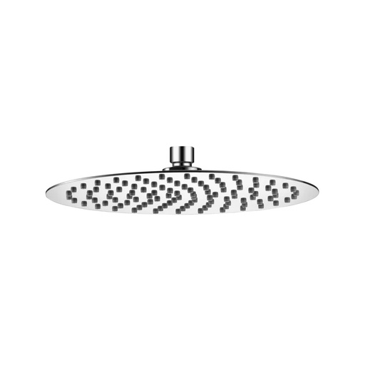 [1621C0756] Douche de tête KWC PIATTO-X R D 25 cm, 1/2", acier inoxydable, avec rotule, sans bras de douche murale/plafond, chromeline