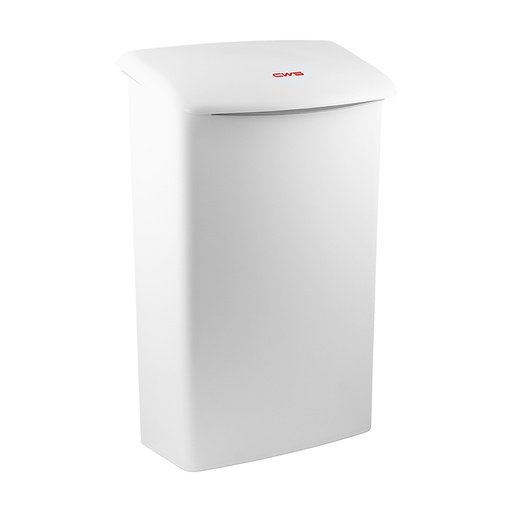 [1618C0007] Boîte ordures hygiéniques CWS PARADISE LADYCARE L 34,5 cm, H 52,5 cm, P 20 cm matière synthétique, sans support mural, sans couvercle service pour élimination des déchets proposé par CWS, blanc