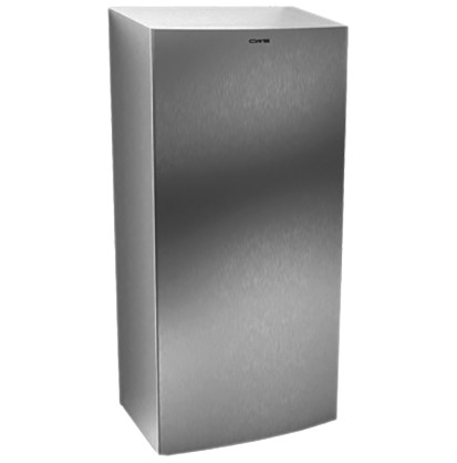 [1618C0160] Boîte à ordures CWS STAINLESS STEEL PAPERBIN 60 L 35 x 74 x 25 cm pose libre ou montage mural sans couvercle Nr. 1000598, sans cadre Nr. 1000603, acier inoxydable brossé